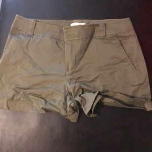New York and Company Olive shorts